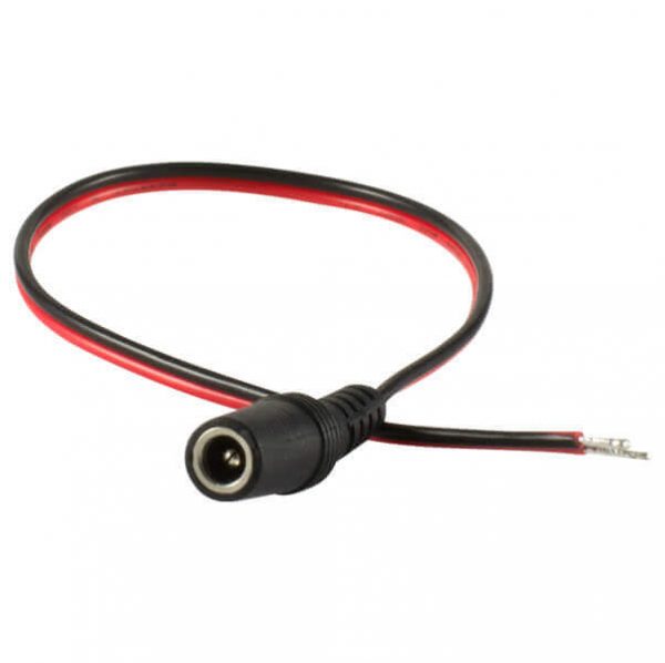 Conector de alimentación para cámaras hembra
