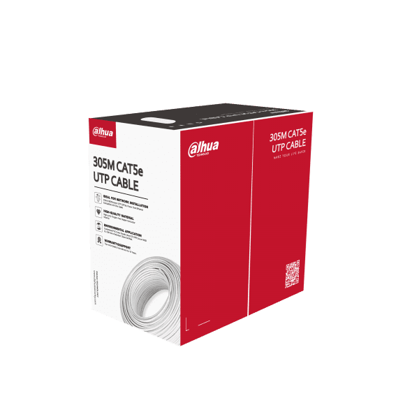 Cable UTP CAT5E Unifilar 100% Cobre de 305m