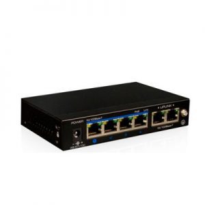 Switch PoE de 4 Puertos 10/100Mbps