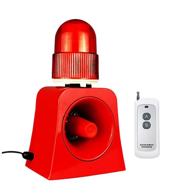 Dispositivo de Alarma con Sirena y Luz