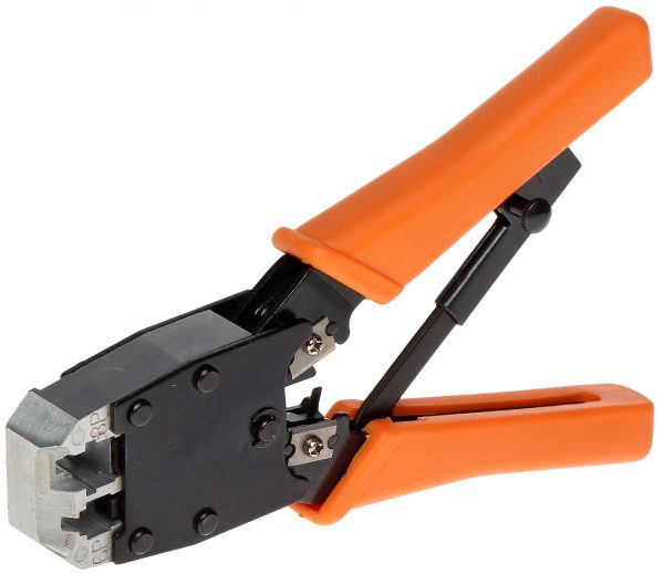 Crimpeadora Metálica 8p-6p Naranja Superior