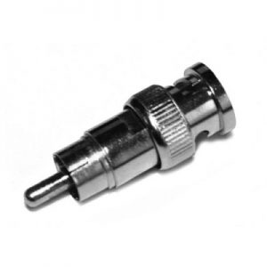 Conector BNC macho a RCA macho