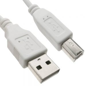 Cable USB 1.1 Blanco de 1.8m