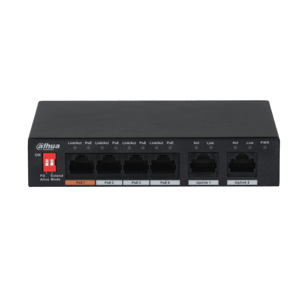 Switch PoE de 6 Puertos 10/100Mbps