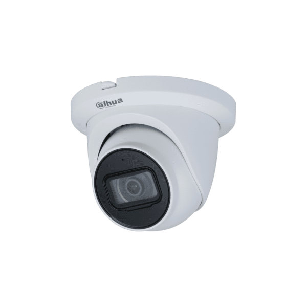 Cámara Domo 5MP metálica con Starlight de instalación rápida con audio