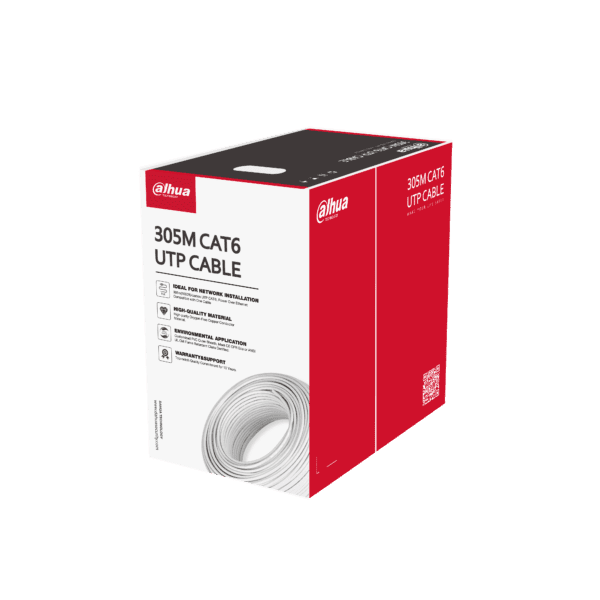 Cable UTP CAT6 Unifilar 100% Cobre de 305m