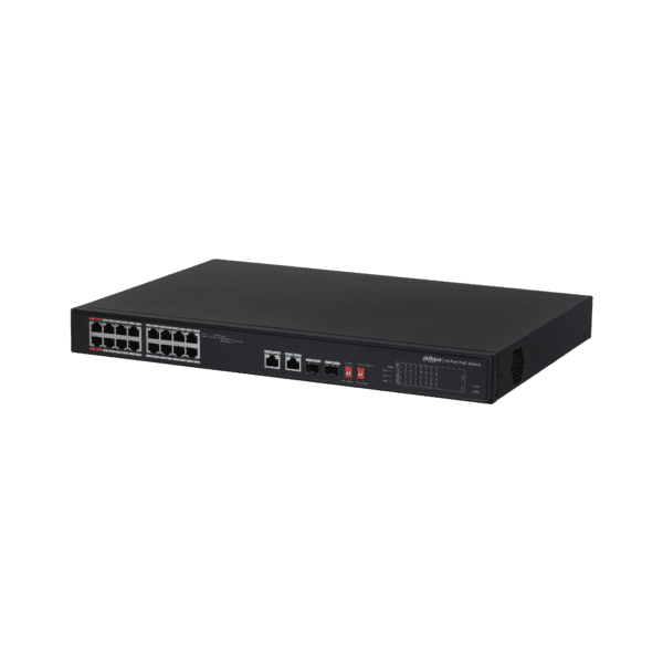 Switch PoE no Gestionable de 16 puertos