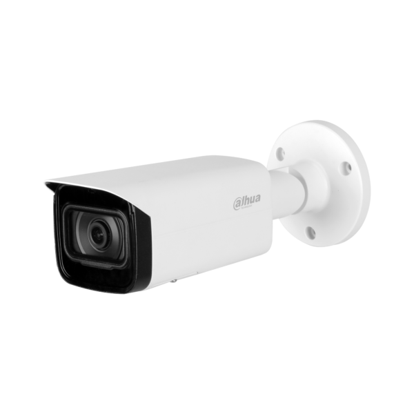 Cámara IP Bullet de 5MP de lente fijo con IR y WizMind