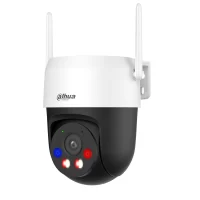 Cámara de red Wi-Fi con enfoque fijo y panorámica e inclinación para exteriores de 3 MP